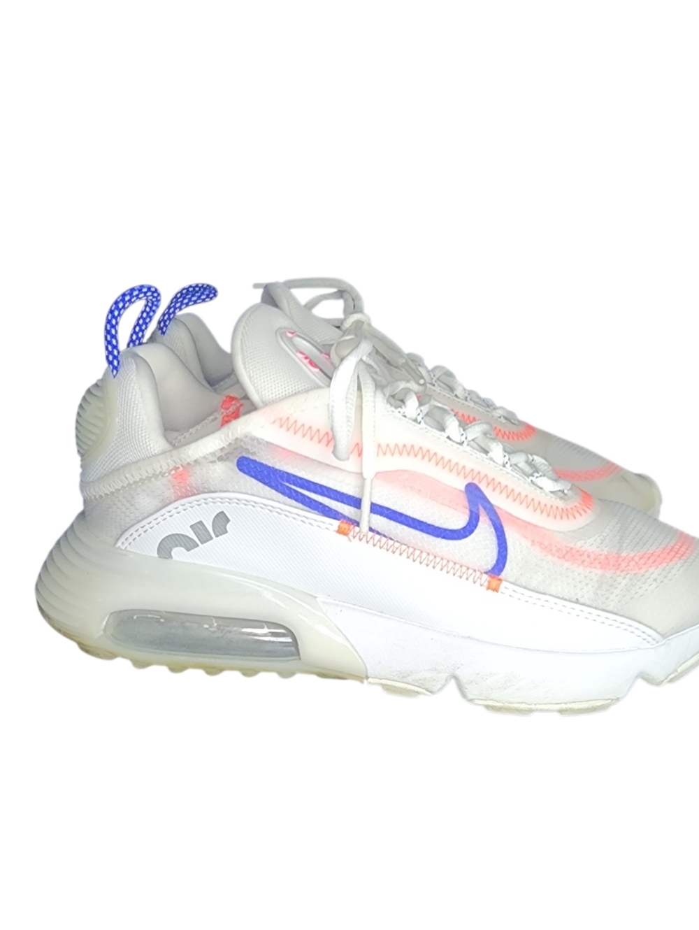 Nike Air Max 2090 'White Flash Crimson', Womens 8.5 - Picture 2 of 10
